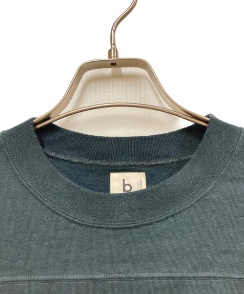 blurhms ROOTSTOCK（ブラームスルーツストック）blurhms ROOTSTOCK (ブラームスルーツストック) JOURNAL STANDARD (ジャーナルスタンダード) 88/12 フットボールTシャツ ブラック サイズ:3の古着・服飾アイテム