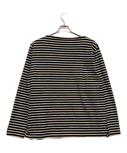 BATONER（バトナ―）BATONER (バトナ―) バスクシャツ ホワイト×ブラック サイズ:2の古着・服飾アイテム