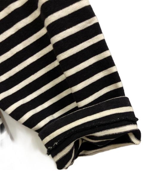 BATONER（バトナ―）BATONER (バトナ―) バスクシャツ ホワイト×ブラック サイズ:2の古着・服飾アイテム