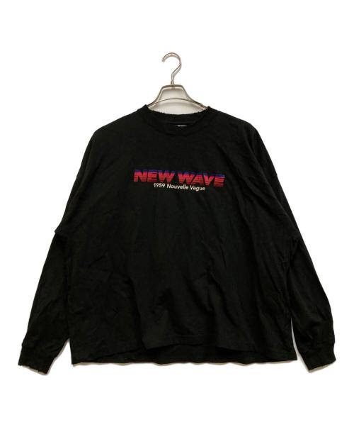 DAIRIKU（ダイリク）DAIRIKU (ダイリク) NEW WAVE Tee ブラック サイズ:FREEの古着・服飾アイテム