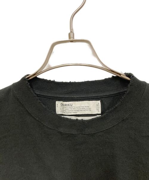 DAIRIKU（ダイリク）DAIRIKU (ダイリク) NEW WAVE Tee ブラック サイズ:FREEの古着・服飾アイテム