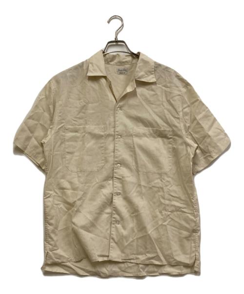 STEVEN ALAN（スティーブンアラン）STEVEN ALAN (スティーブンアラン) PE/LNN POPLIN CAMP COLLAR SHIRT-BOLD ベージュ サイズ:Mの古着・服飾アイテム