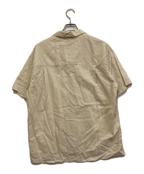 STEVEN ALAN（スティーブンアラン）STEVEN ALAN (スティーブンアラン) PE/LNN POPLIN CAMP COLLAR SHIRT-BOLD ベージュ サイズ:Mの古着・服飾アイテム
