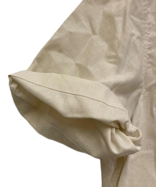 STEVEN ALAN（スティーブンアラン）STEVEN ALAN (スティーブンアラン) PE/LNN POPLIN CAMP COLLAR SHIRT-BOLD ベージュ サイズ:Mの古着・服飾アイテム