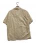 STEVEN ALAN (スティーブンアラン) PE/LNN POPLIN CAMP COLLAR SHIRT-BOLD ベージュ サイズ:M：4000円