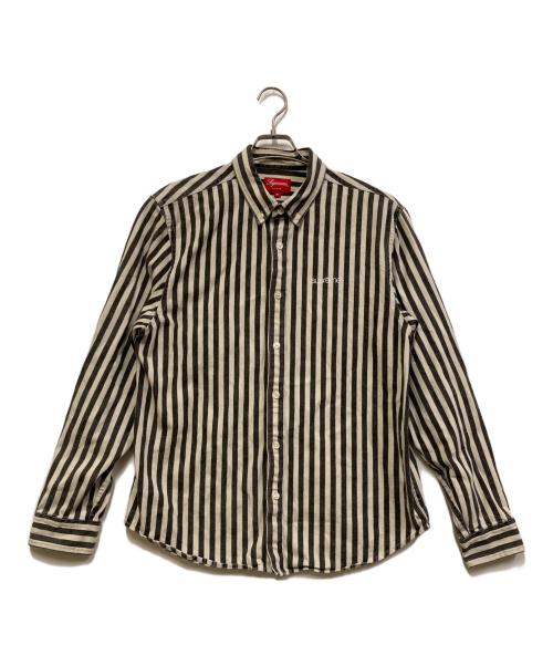 SUPREME（シュプリーム）Supreme (シュプリーム) 19AW DENIM SHIRT ベージュ×グレー サイズ:Mの古着・服飾アイテム