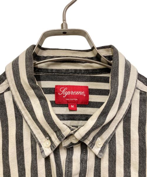 SUPREME（シュプリーム）Supreme (シュプリーム) 19AW DENIM SHIRT ベージュ×グレー サイズ:Mの古着・服飾アイテム