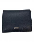 FURLAフルラ）の古着「2つ折り財布」｜ブラック×ベージュ