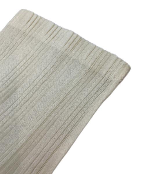 PLEATS PLEASE（プリーツプリーズ）PLEATS PLEASE (プリーツプリーズ) ハイネックプリーツカットソー アイボリー サイズ:3の古着・服飾アイテム