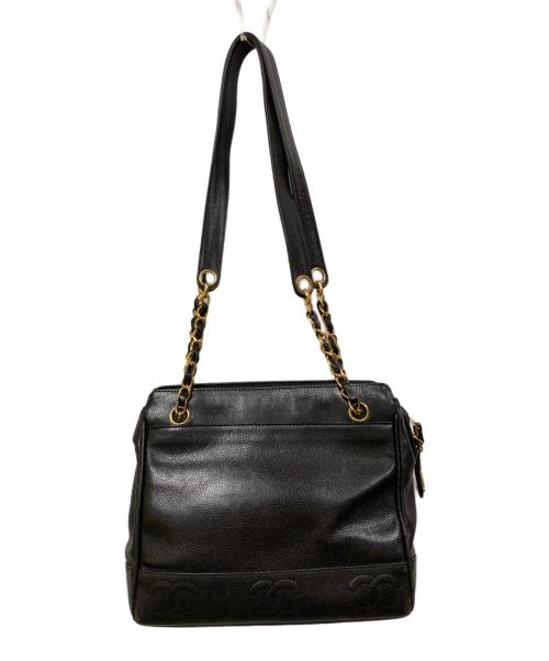 CHANEL（シャネル）CHANEL (シャネル) トリプルココ ショルダーバック ブラックの古着・服飾アイテム