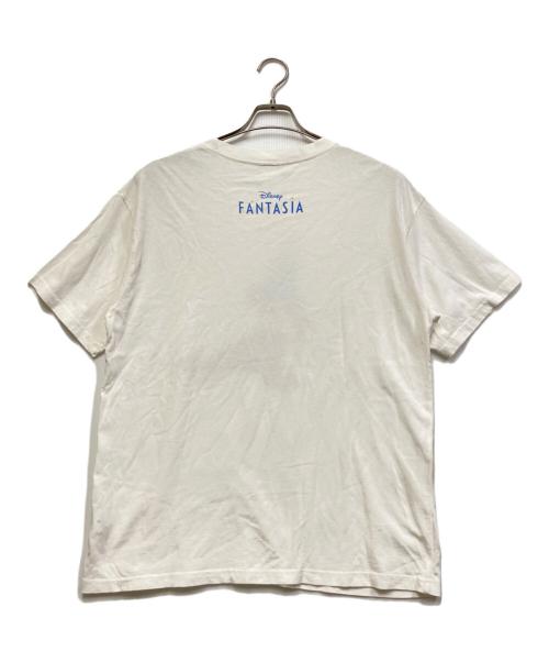 DISNEY（ディズニー）Disney (ディズニー) Tシャツ ホワイト サイズ:Mの古着・服飾アイテム
