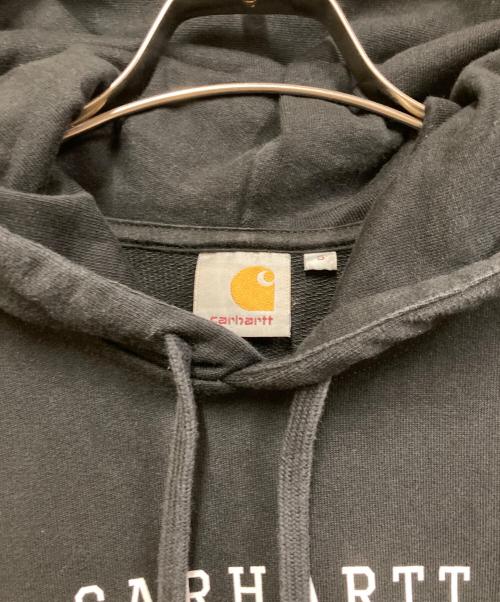 Carhartt WIP（カーハート ワーク イン プログレス）CARHARTT WIP (カーハート ワークインプログレス) プルオーバーパーカー ブラック サイズ:SiZE Sの古着・服飾アイテム