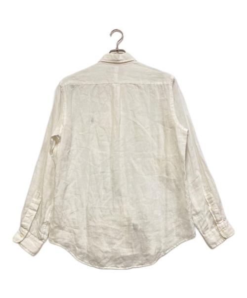 RALPH LAUREN（ラルフローレン）RALPH LAUREN (ラルフローレン) リネンシャツ ホワイト サイズ:Mの古着・服飾アイテム