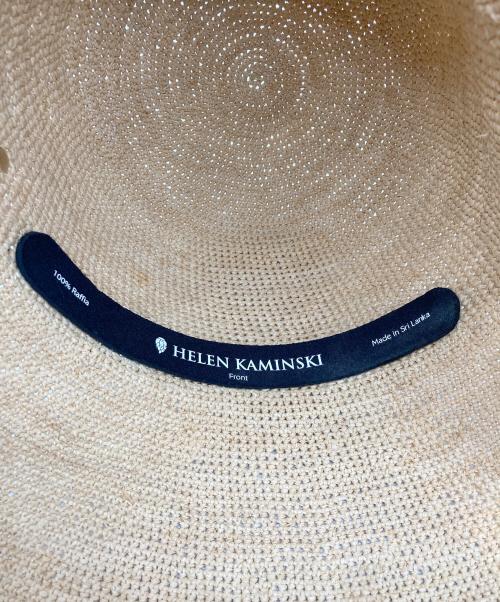 HELEN KAMINSKI（ヘレンカミンスキー）HELEN KAMINSKI (ヘレンカミンスキー) ラフィアハット ベージュの古着・服飾アイテム