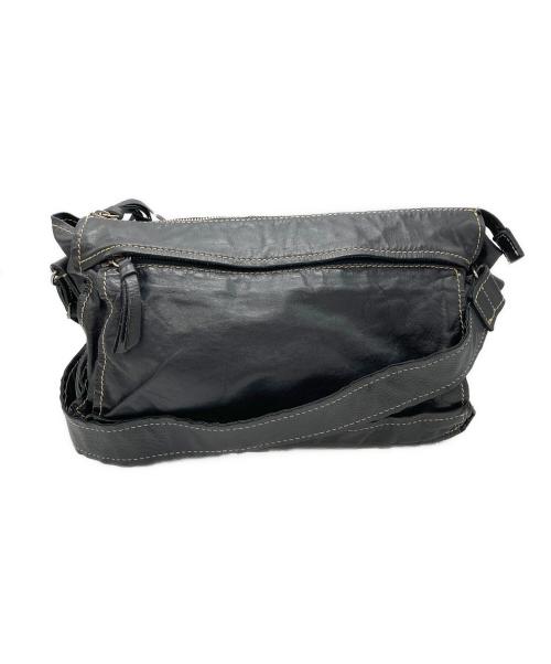 MIU MIU（ミュウミュウ）MIU MIU (ミュウミュウ) アーカイブショルダーバッグ ブラックの古着・服飾アイテム