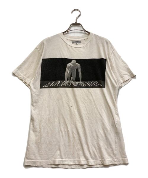 EMPORIO ARMANI（エンポリオアルマーニ）EMPORIO ARMANI (エンポリオアルマーニ) NormanWatson　Tシャツ ホワイト サイズ:Mの古着・服飾アイテム