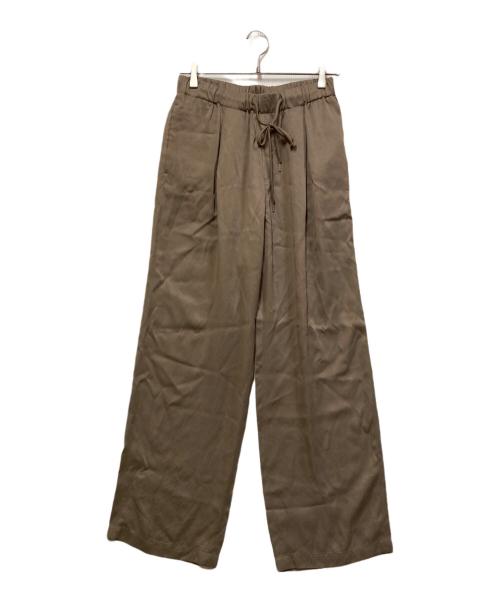 Spick and Span（スピック＆スパン）Spick and Span (スピックアンドスパン) サテンイージーパンツ カーキ サイズ:38の古着・服飾アイテム