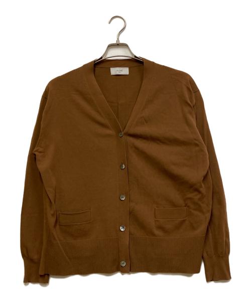 SLOBE IENA（スローブ イエナ）SLOBE IENA (スローブ イエナ) アイスコットンVネックカーディガン ブラウン サイズ:FREEの古着・服飾アイテム