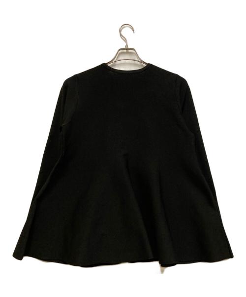 CADUNE（カデュネ）CADUNE (カデュネ) ペプラムZIPカーデ ブラック サイズ:38の古着・服飾アイテム