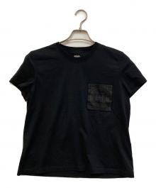 HERMES（エルメス）の古着「24SS　H刺繍ポケット 半袖Tシャツ」｜ブラック