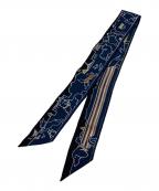 HERMESエルメス）の古着「ツィリー　Les Chiens Parisiens パリジャンの犬 　」｜ネイビー