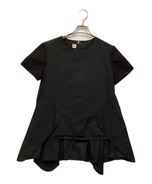 MARNI（マルニ）MARNI (マルニ) 切替ブラウス ブラック サイズ:Lの古着・服飾アイテム