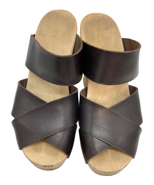 Trippen（トリッペン）Trippen (トリッペン) スタッズ付きサンダル ベージュ×ブラウン サイズ:表記なしの古着・服飾アイテム