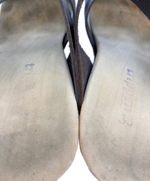 Trippen（トリッペン）Trippen (トリッペン) スタッズ付きサンダル ベージュ×ブラウン サイズ:表記なしの古着・服飾アイテム