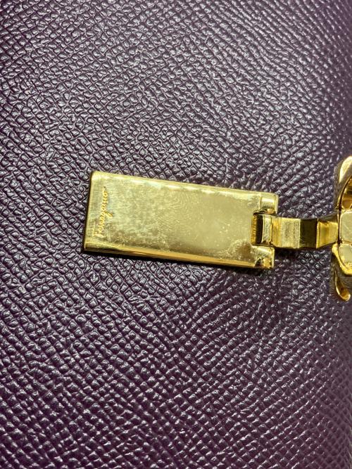 Salvatore Ferragamo（サルヴァトーレ フェラガモ）Salvatore Ferragamo (サルヴァトーレ フェラガモ) ガンチーニ長財布 パープル サイズ:表記なしの古着・服飾アイテム