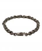 CHROME HEARTSクロムハーツ）の古着「ペーパーチェーンブレスレット」｜シルバー