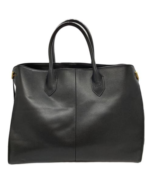ROPE（ロペ）ROPE (ロペ) サイドメタルビッグトート ブラックの古着・服飾アイテム