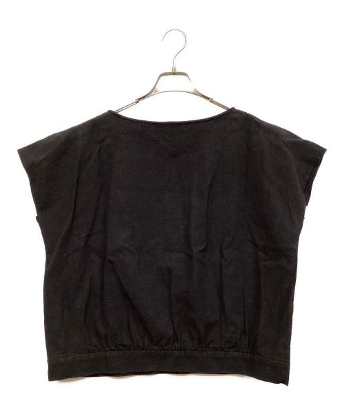 BEARDSLEY（ビアズリー）BEARDSLEY (ビアズリー) ボーダーフレンチブラウス ネイビー サイズ:SIZE Freeの古着・服飾アイテム