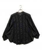 BEARDSLEYビアズリー）の古着「ドルマンスリーブブラウス」｜ブラック
