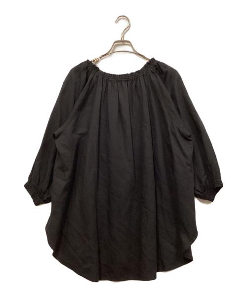 BEARDSLEY（ビアズリー）BEARDSLEY (ビアズリー) ギャザーブラウス ブラック サイズ:SIZE Freeの古着・服飾アイテム
