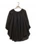 BEARDSLEY（ビアズリー）の古着「ギャザーブラウス」｜ブラック
