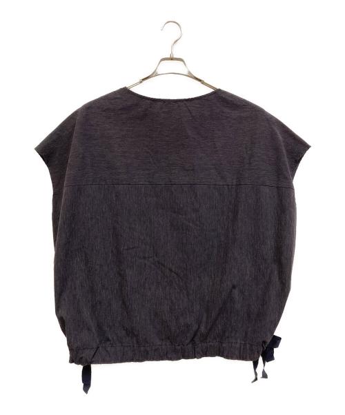 BEARDSLEY（ビアズリー）BEARDSLEY (ビアズリー) ノースリーブブラウス ネイビー サイズ:SIZE Sの古着・服飾アイテム