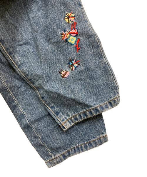 DIESEL（ディーゼル）DIESEL (ディーゼル) 刺繍デニムオール ブルー サイズ:M 未使用品の古着・服飾アイテム