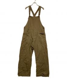 YAECA（ヤエカ）の古着「コットンラミーサロペット」｜グリーン