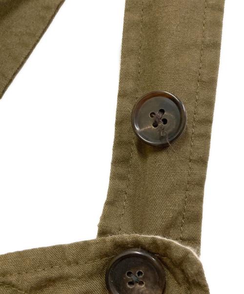 YAECA（ヤエカ）YAECA (ヤエカ) コットンラミーサロペット グリーン サイズ:Sの古着・服飾アイテム