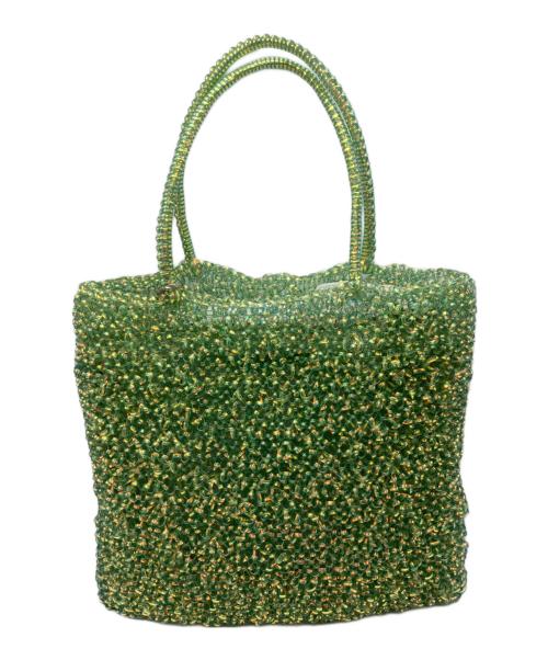 ANTEPRIMA（アンテプリマ）ANTEPRIMA (アンテプリマ) スタンダードスクエアワイヤーバッグ ライトグリーンの古着・服飾アイテム