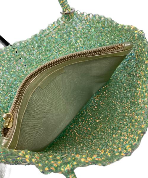 ANTEPRIMA（アンテプリマ）ANTEPRIMA (アンテプリマ) スタンダードスクエアワイヤーバッグ ライトグリーンの古着・服飾アイテム