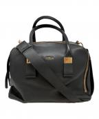 FURLAフルラ）の古着「ミニボスンショルダーバッグ」｜ネイビー