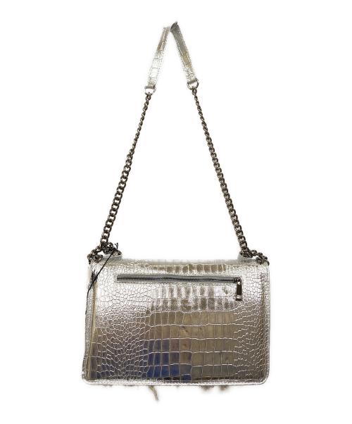MODE FOURRURE（モードフルーレ）MODE FOURRURE (モードフルーレ) チェーンレザーバッグ シルバーの古着・服飾アイテム