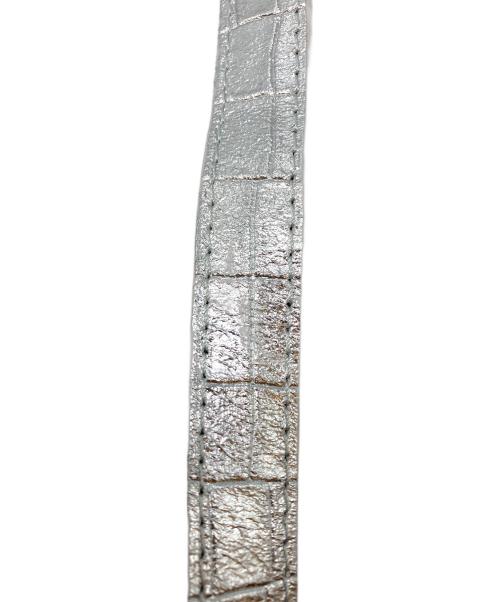 MODE FOURRURE（モードフルーレ）MODE FOURRURE (モードフルーレ) チェーンレザーバッグ シルバーの古着・服飾アイテム