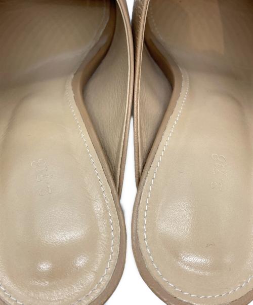 2.718（ニーテンナナイチハチ）2.718 (ニーテンナナイチハチ) フレンチヒールミュール ベージュ サイズ:SIZE 36の古着・服飾アイテム