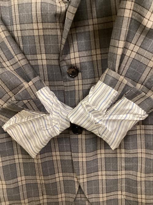 EDIFICE（エディフィス）EDIFICE (エディフィス) テーラードジャケット グレー サイズ:SIZE 42の古着・服飾アイテム