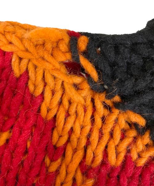 NATIVE AMERICAN（ネイティブアメリカン）NATIVE AMERICAN (ネイティブアメリカン) カウチンニットカーディガン ブラック サイズ:不明の古着・服飾アイテム