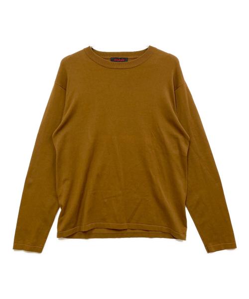 CABAN（キャバン）CABaN (キャバン) クルーネックニット ブラウン サイズ:SIZE Mの古着・服飾アイテム