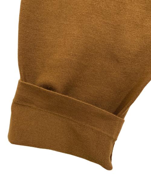 CABAN（キャバン）CABaN (キャバン) クルーネックニット ブラウン サイズ:SIZE Mの古着・服飾アイテム