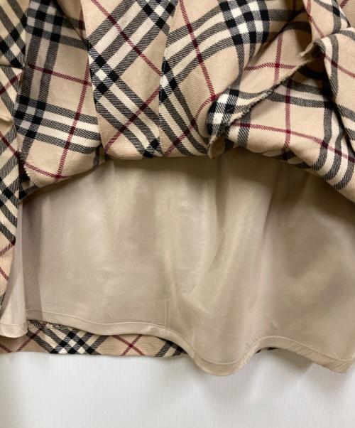 BURBERRY BLUE LABEL（バーバリー ブルー レーベル）BURBERRY BLUE LABEL (バーバリーロンドンブルーレーベル) ノヴァチェックノースリーブワンピース ベージュ サイズ:SIZE 38の古着・服飾アイテム